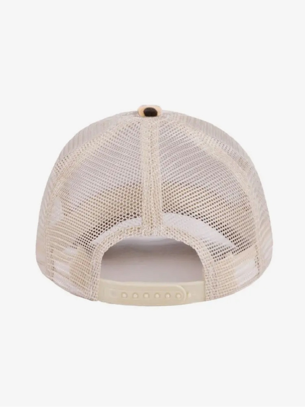 Zenana 'BLESSED' Trucker Hat in Cream and Ash Mocha - Picture 3 of 3